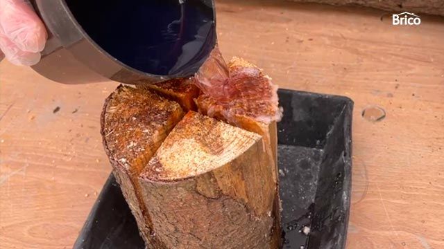 Como hacer una antorcha casera para el jardin paso 6