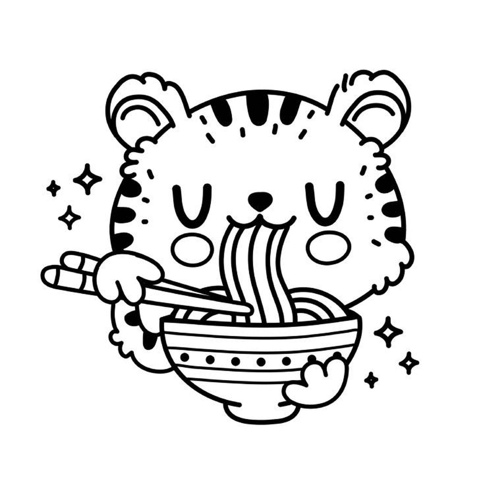 tigre kawaii