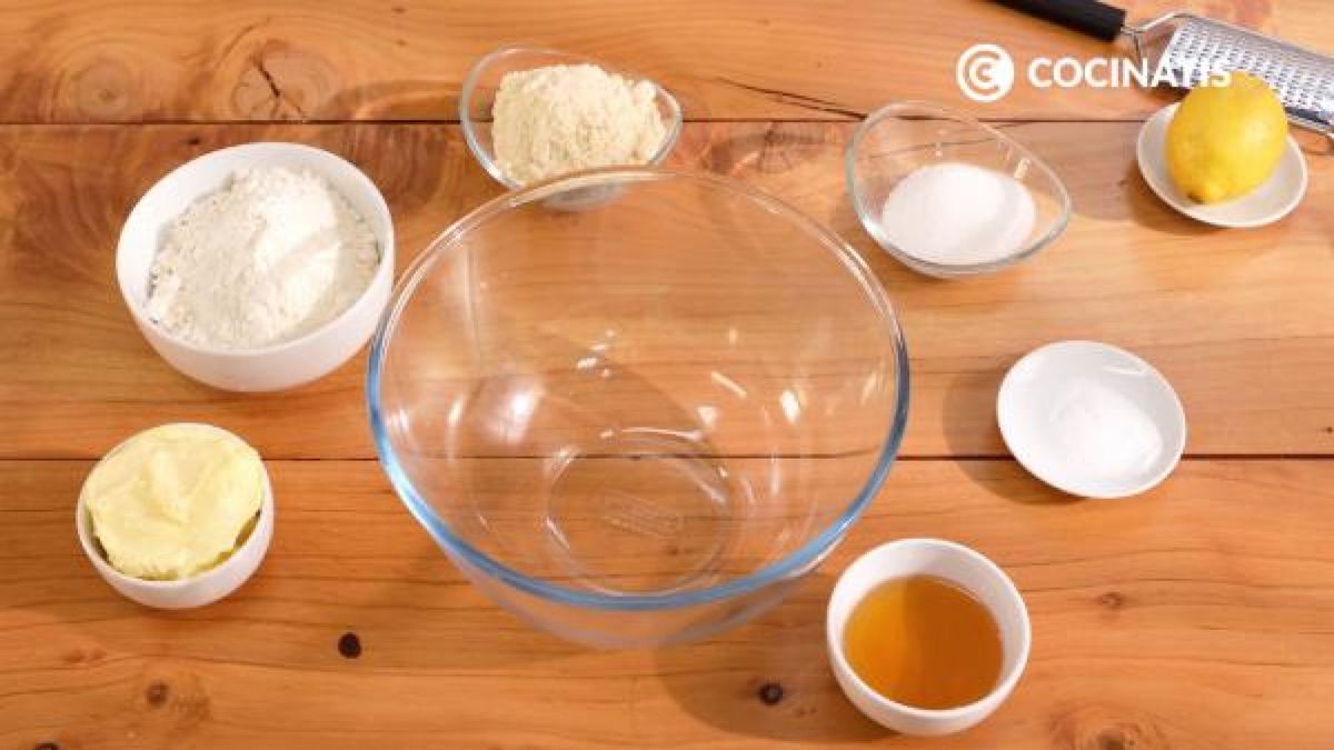 Galletas de limón   Paso 1