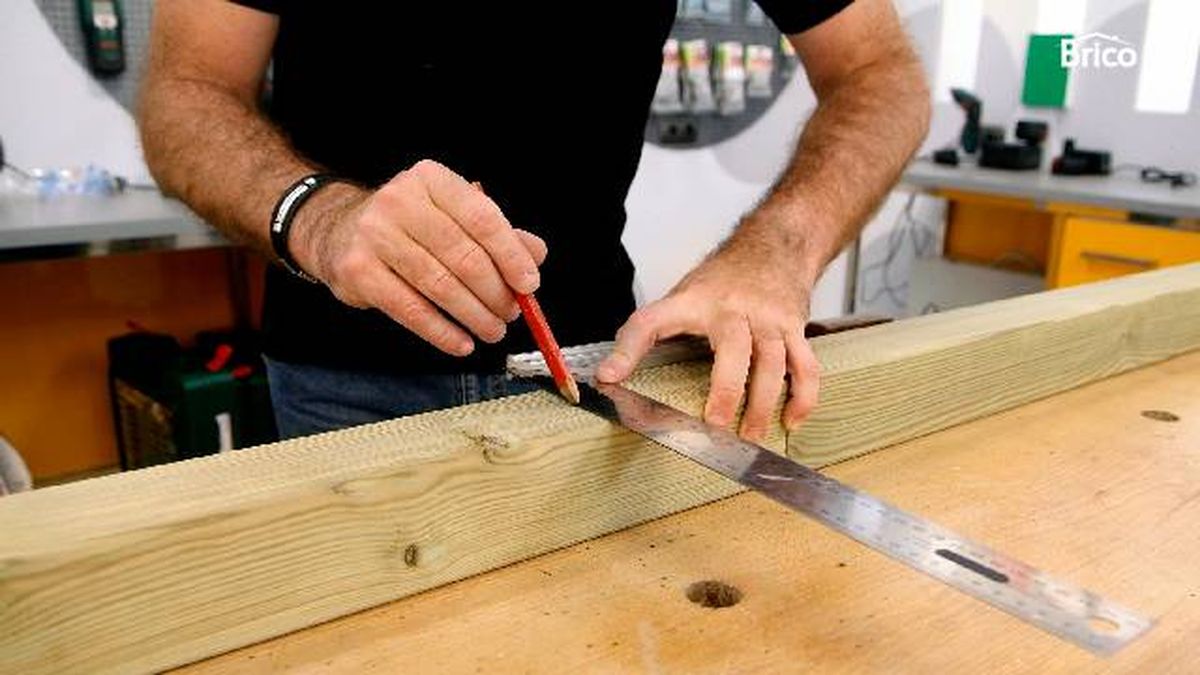 Bricomania 509 valla de madera para jardin 2