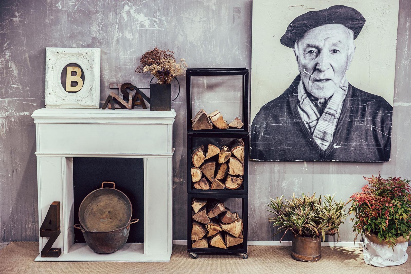 Cómo hacer un leñero por módulos