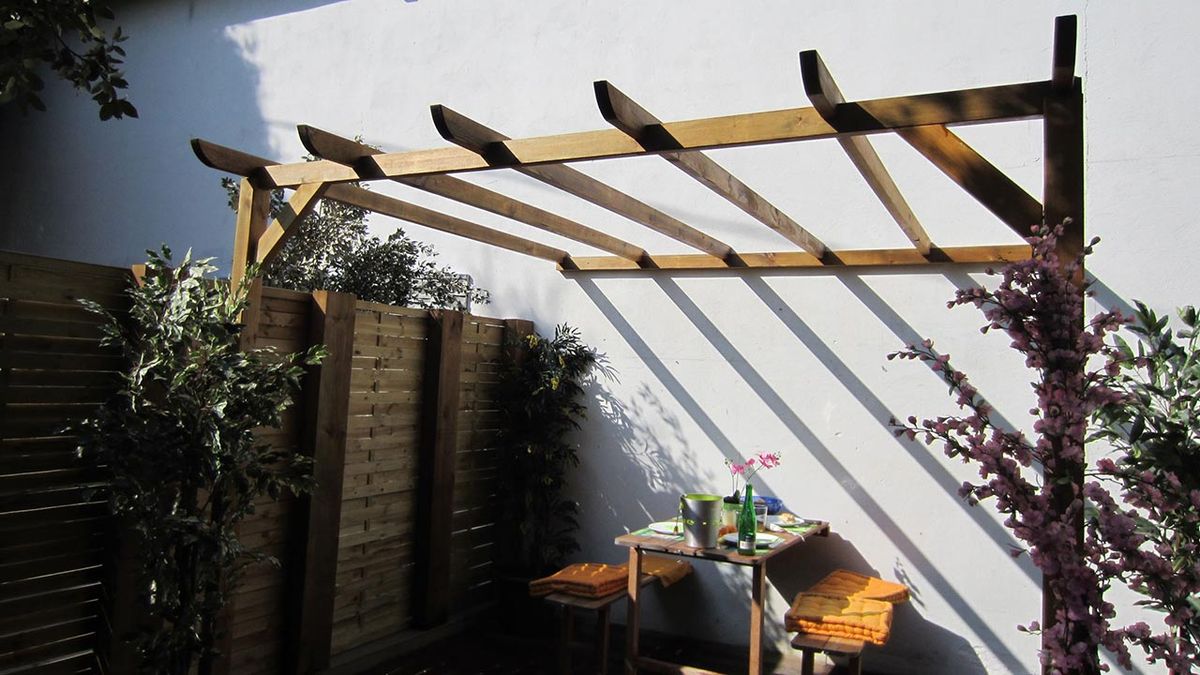 Pérgola en kit paso 13