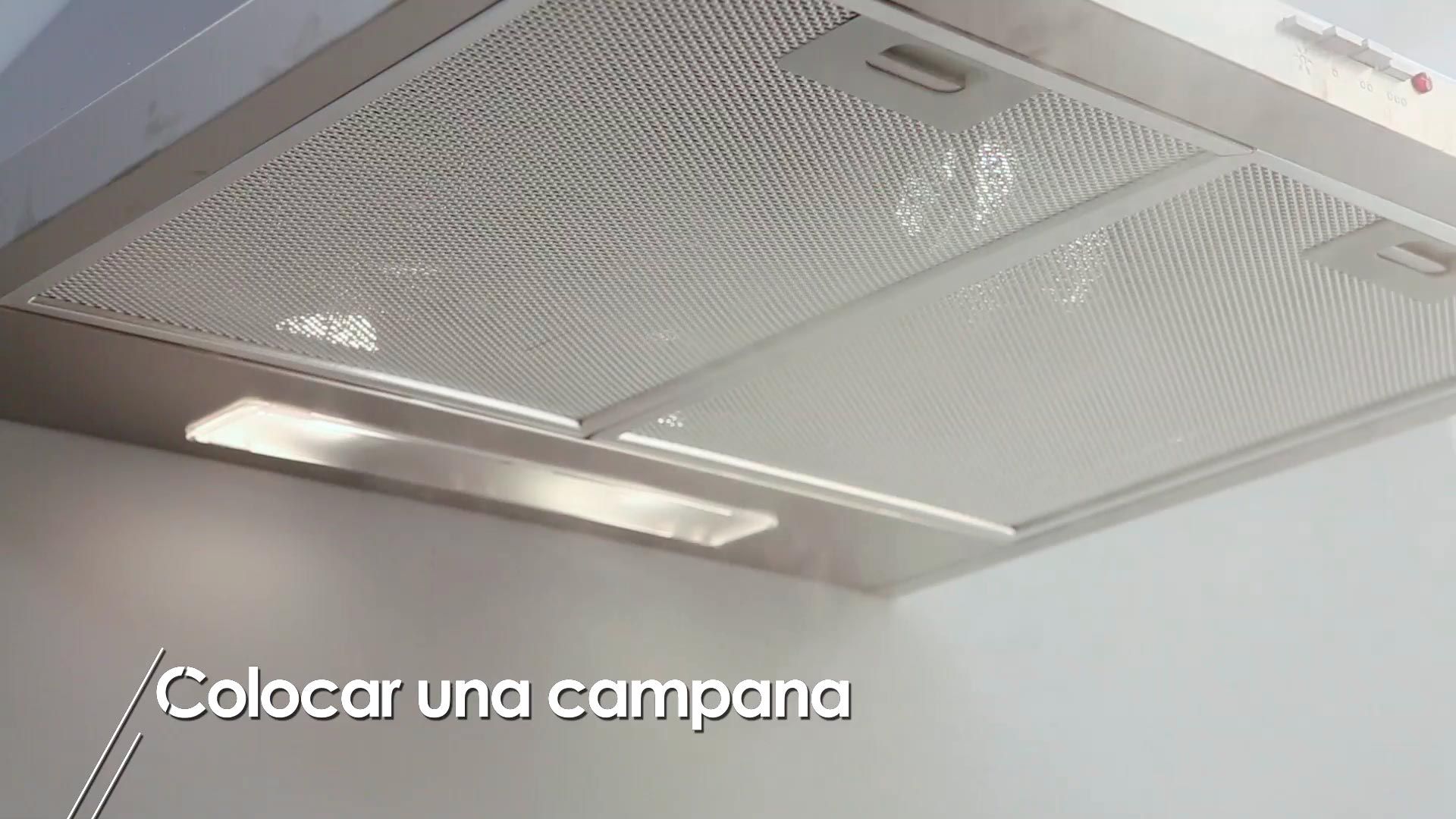 Cómo colocar una campana extractora paso 7