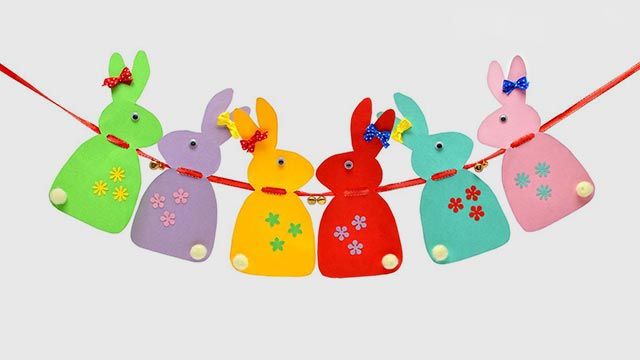 Hacer una guirnalda decorativa de Pascua 3