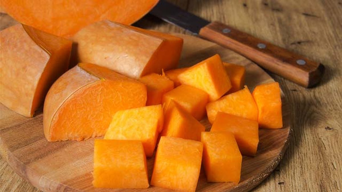 como pelar calabaza porciones
