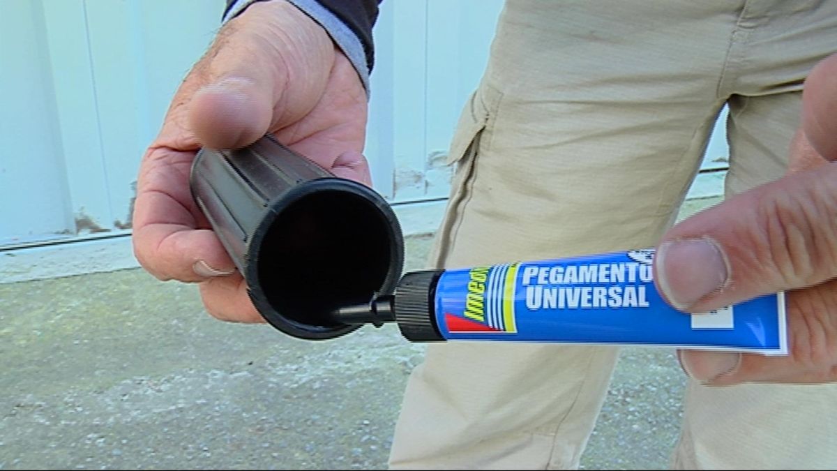 Asegurar mangos de goma paso 7