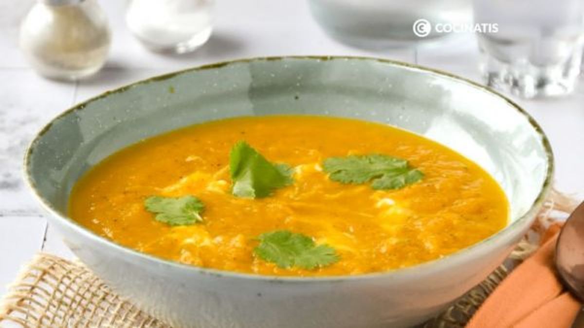 Crema de zanahoria y cilantro lista para comer / Fotos: Sonia Mas