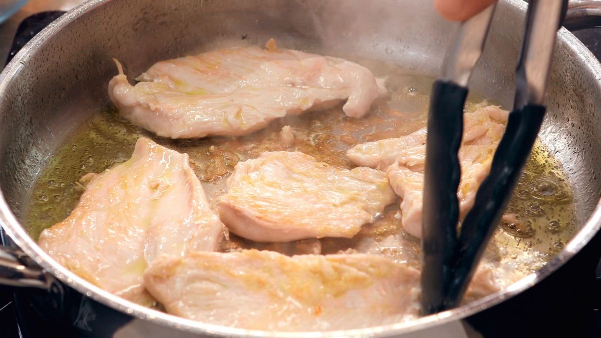 Pechugas de pollo a la sidra   Paso 2