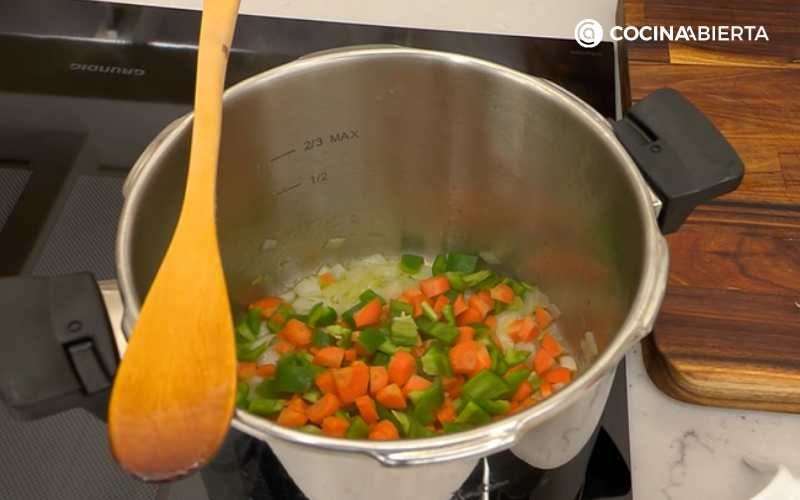 Rehoga las verduras