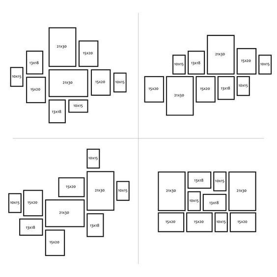 wall gallery idea