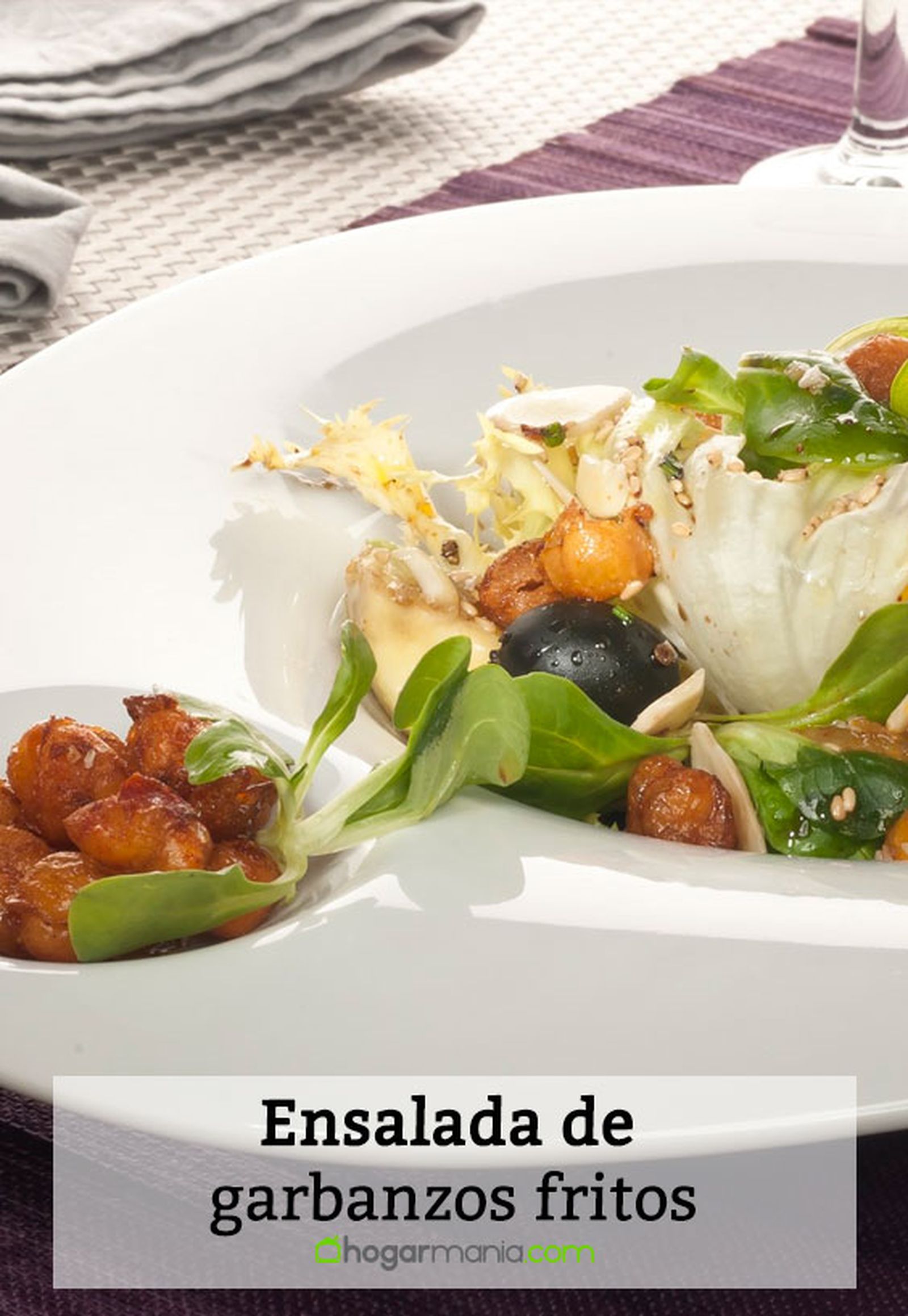 ensalada garbanzos fritos pin