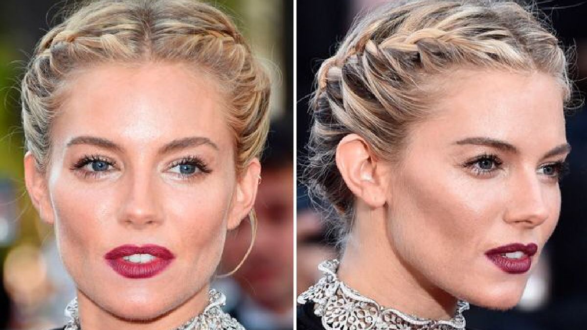 Trenzas para pelo corto con capa larga