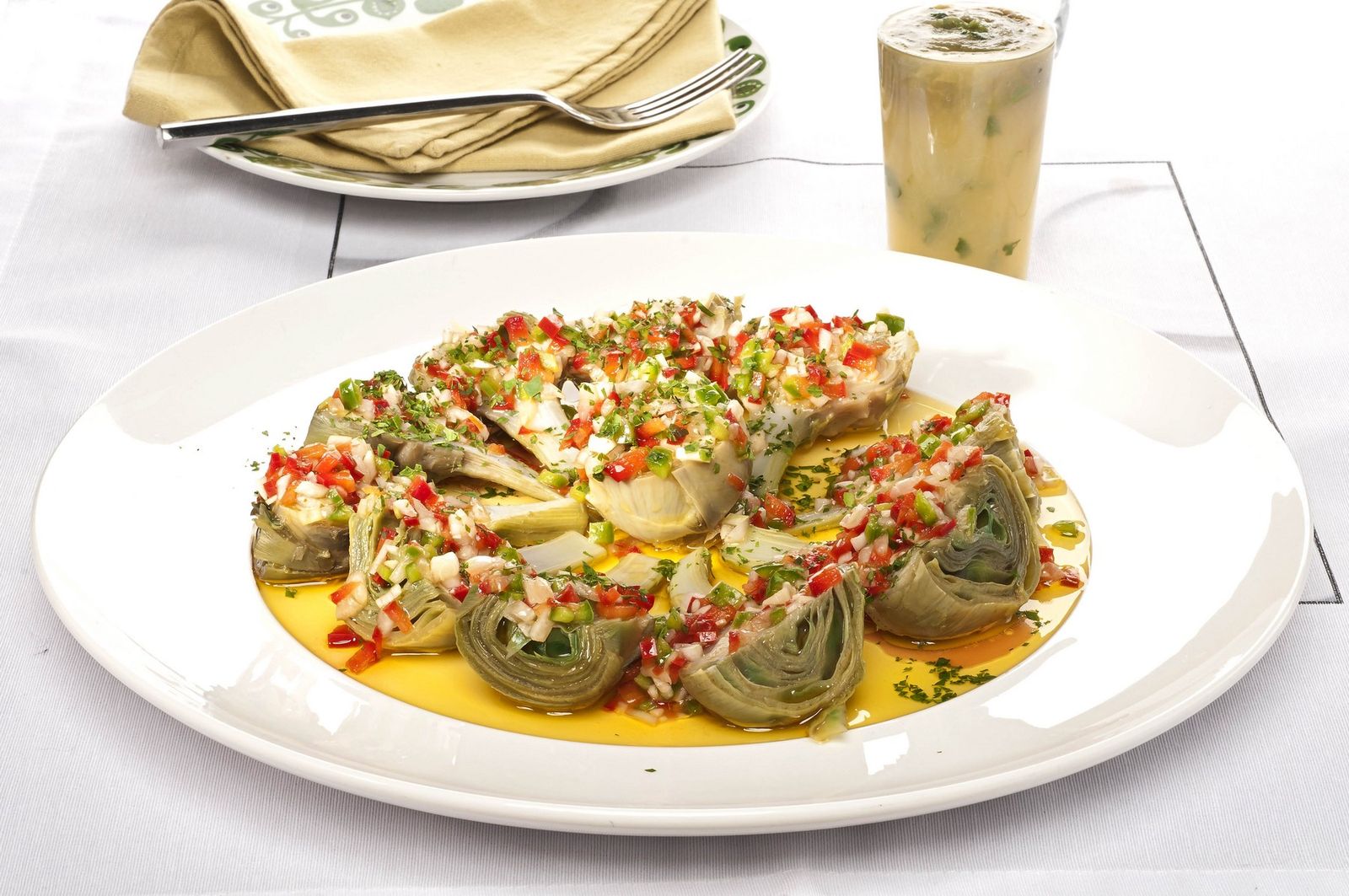 315.ALCACHOFAS NATURALES CON VINAGRETA