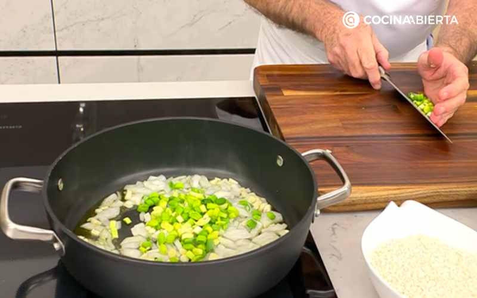 Prepara el sofrito