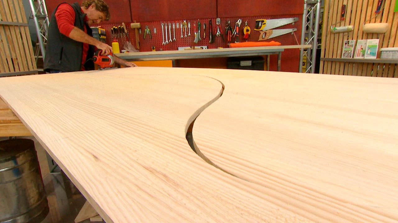 Cómo hacer un diván de madera paso 1