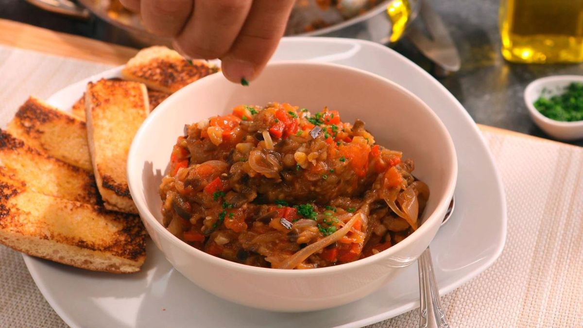 Mojete de berenjena   Paso 6