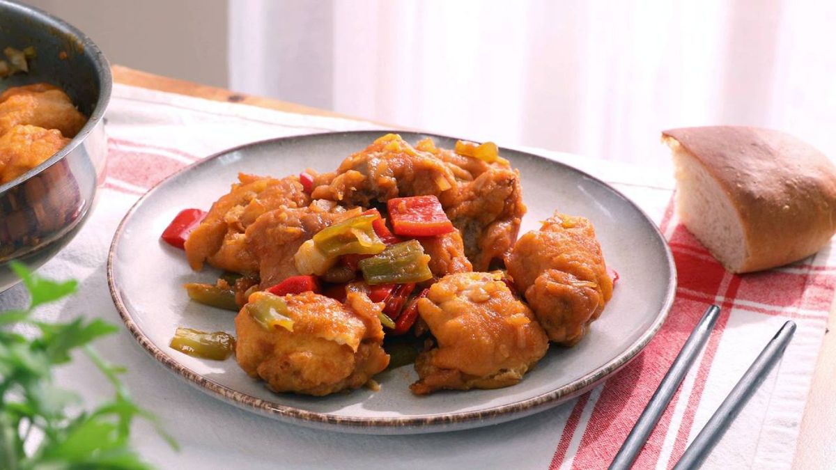 cerdo agridulce  paso 7