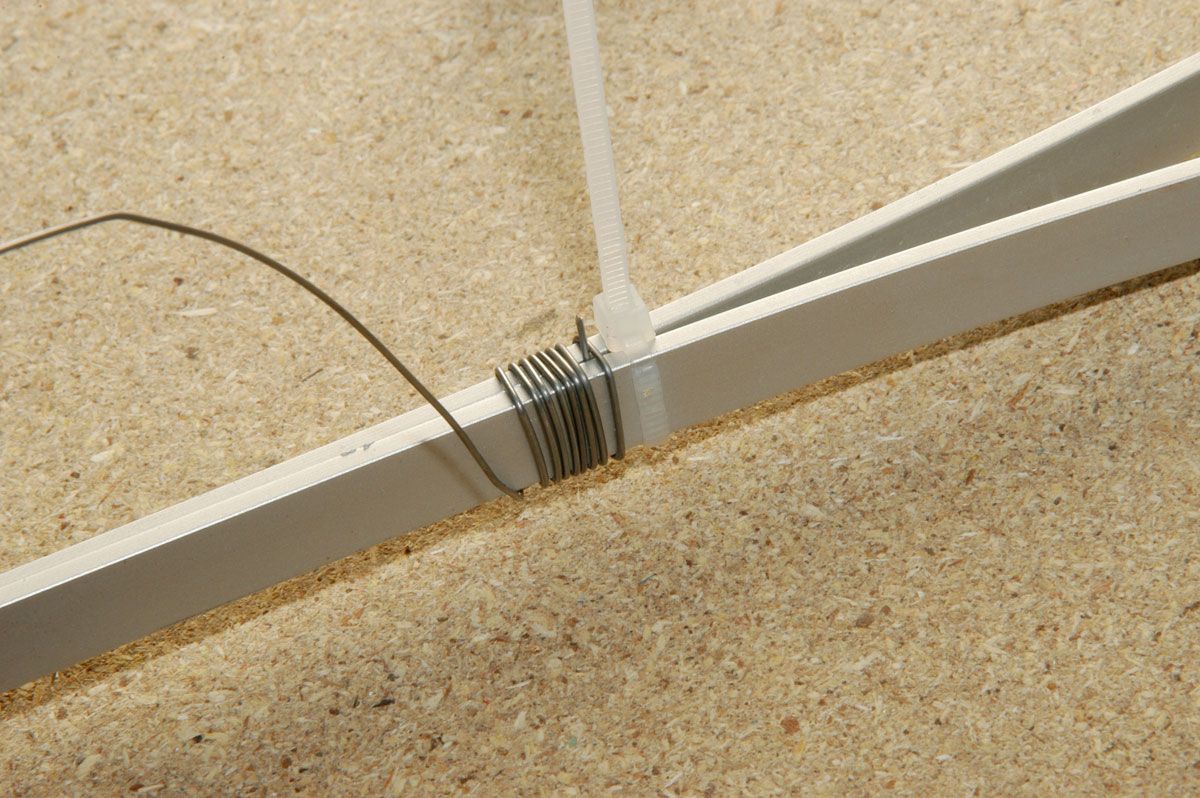 Estrella con tubo luminoso paso 7