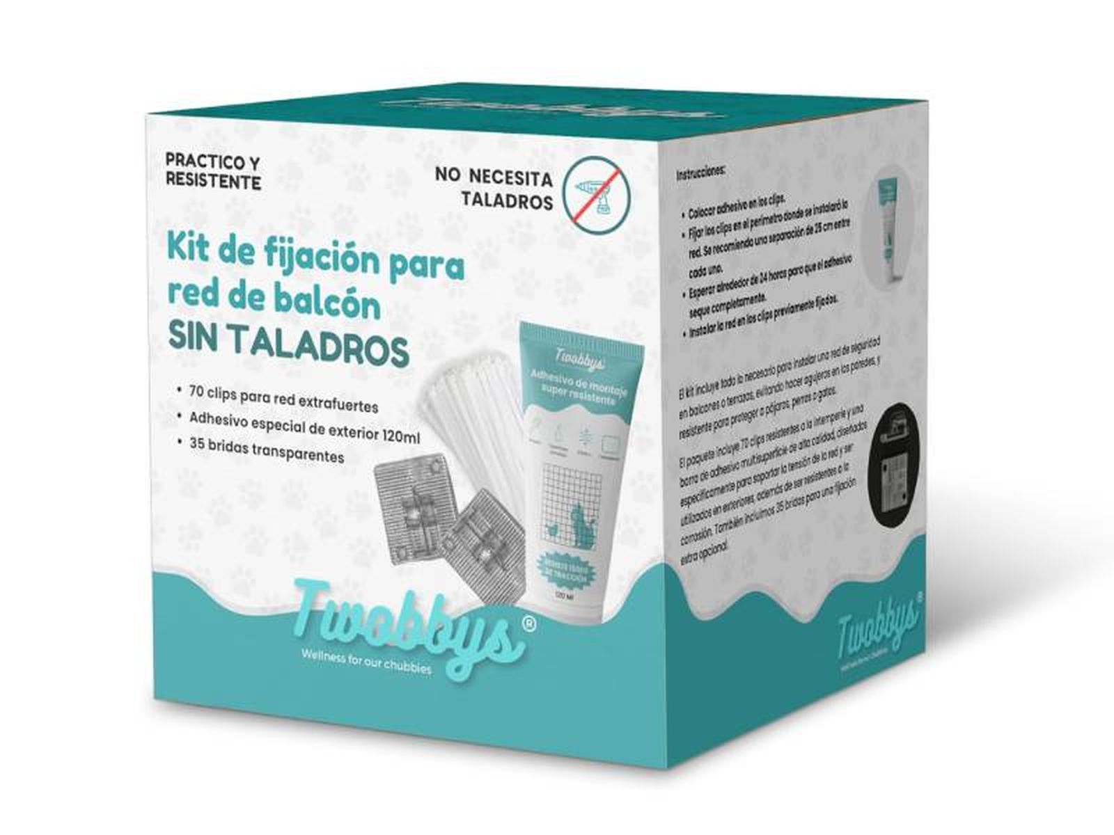 Alta calidad y resistencia: Práctica, resistente y con una fijación profesional.