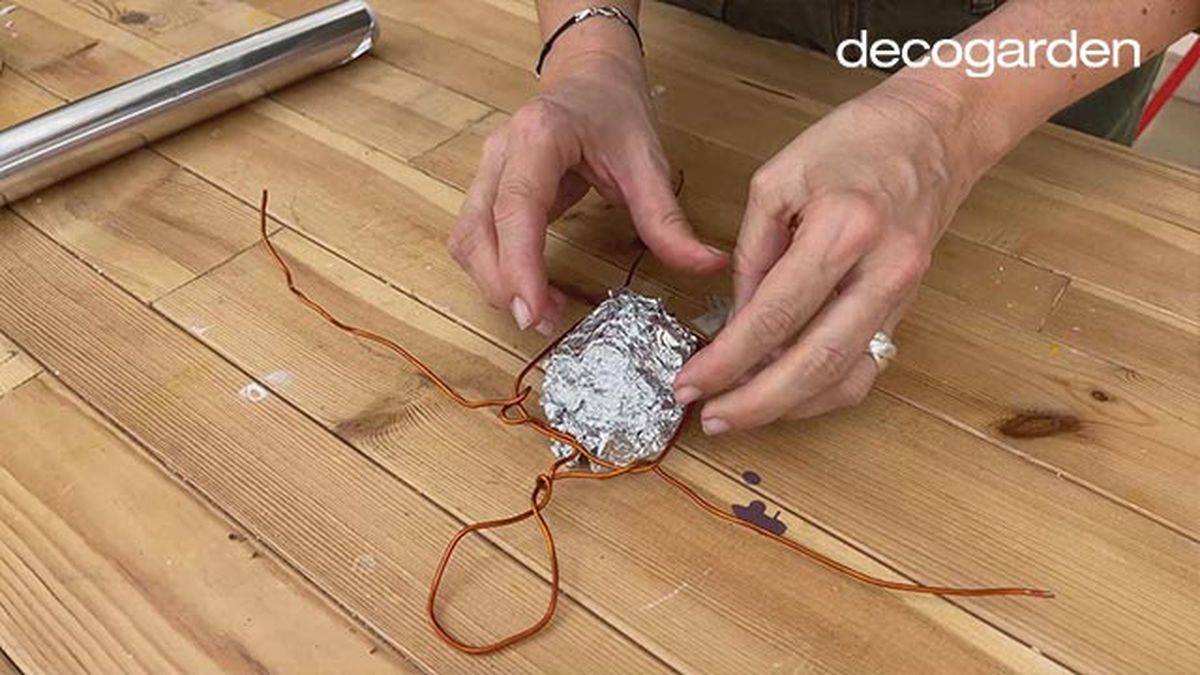 figuras alambre papel paso 4