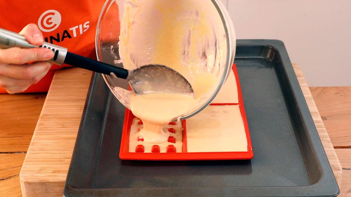 Receta de gofres de calabaza con miel y nueces  paso 4