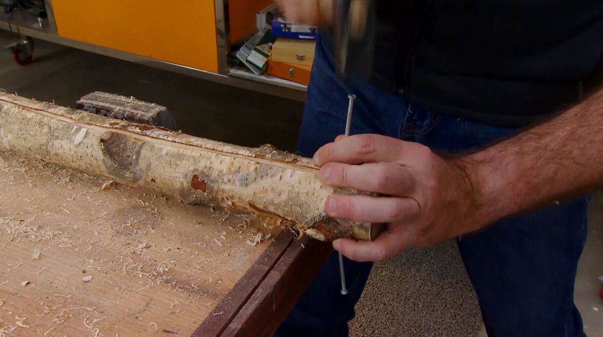 Soporte para guirnalda de luces paso 4