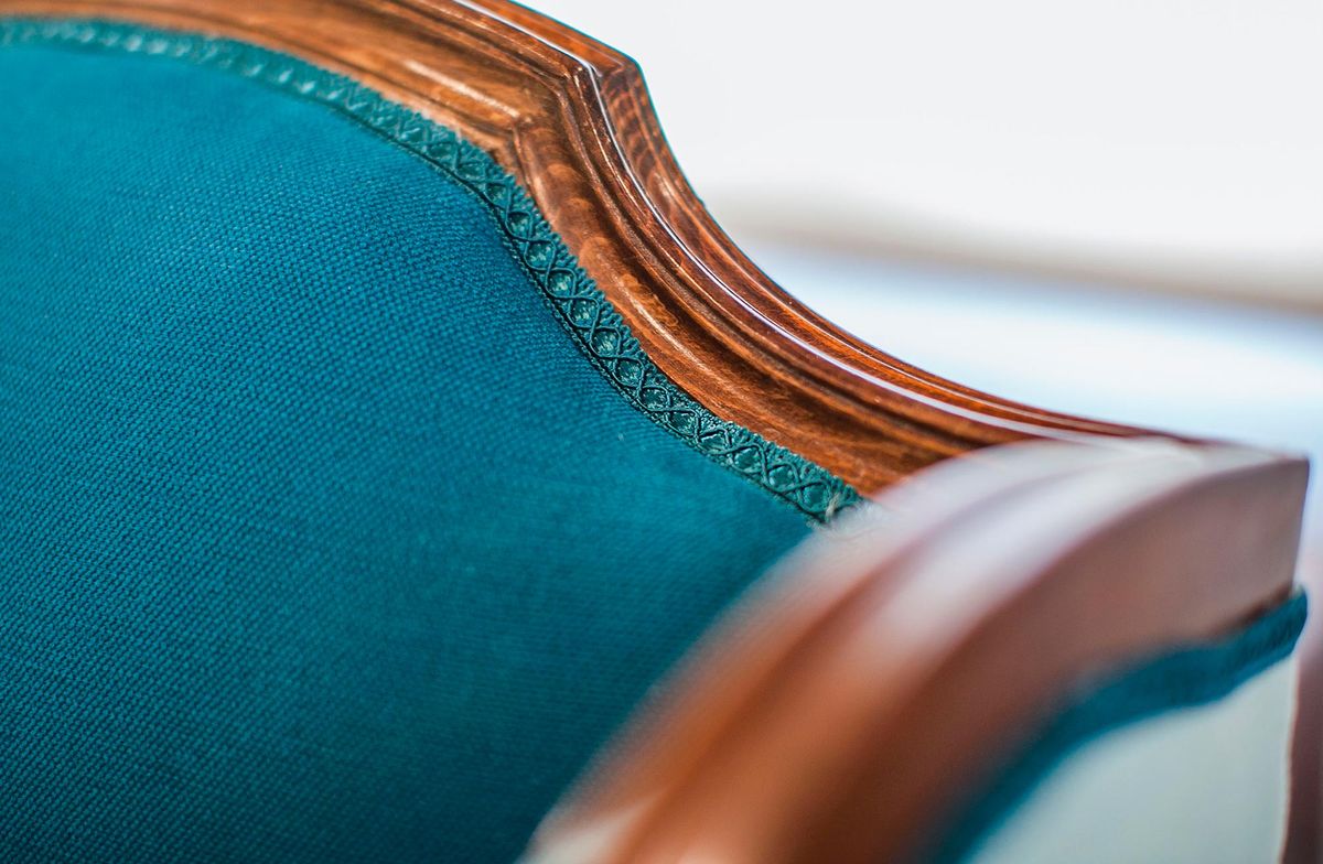 Deco 629 tapizar sillon orejero telas colores paso6