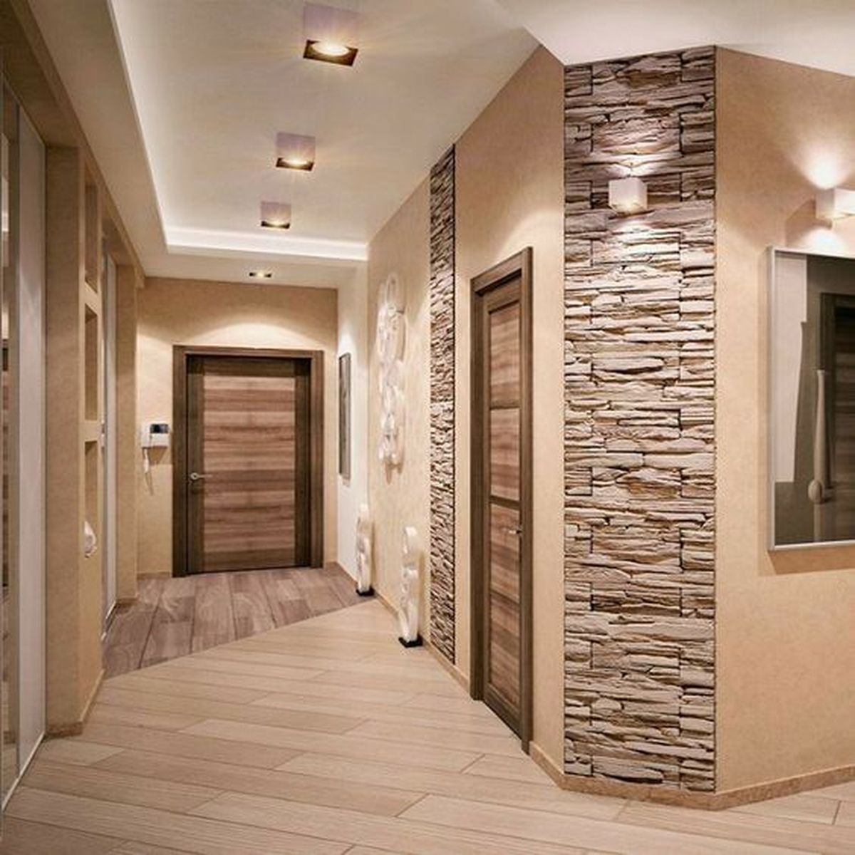 pasillo puertas marrones beige pinterest pinterest