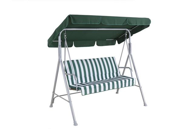 decorar jardin grande poco dinero balancin 3 plazas leroy merlin