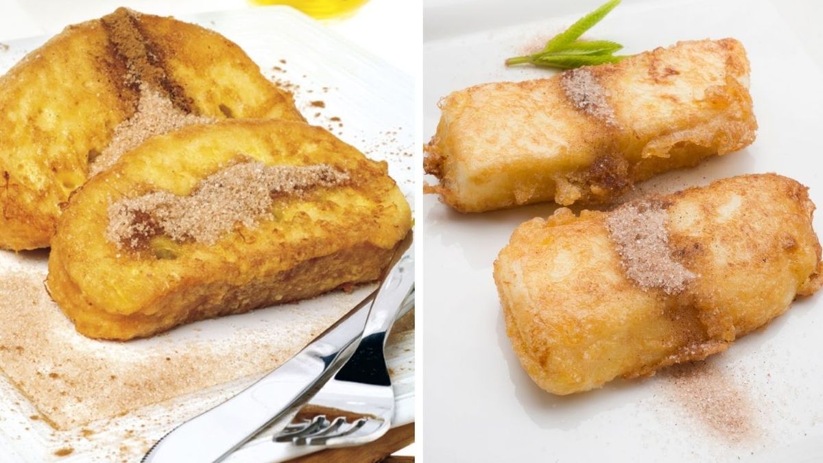 Descubre la diferencia entre torrijas y leche frita