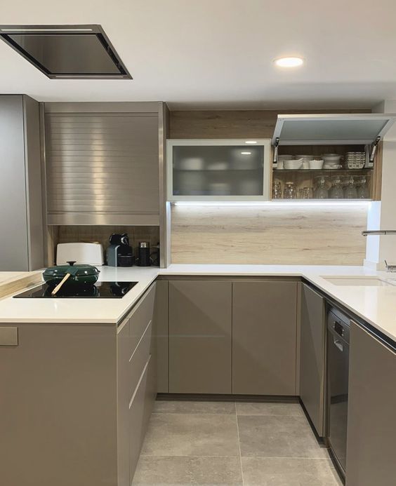 cocina color topo