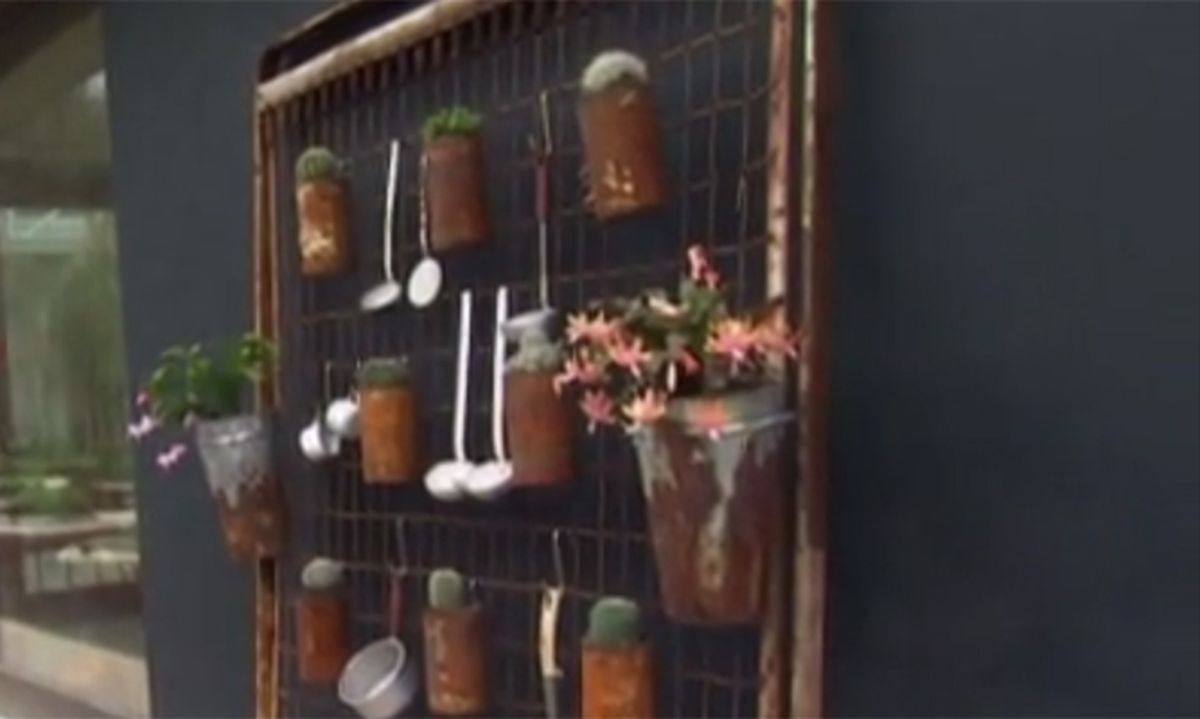 Jardín vertical de estilo oxidado 4