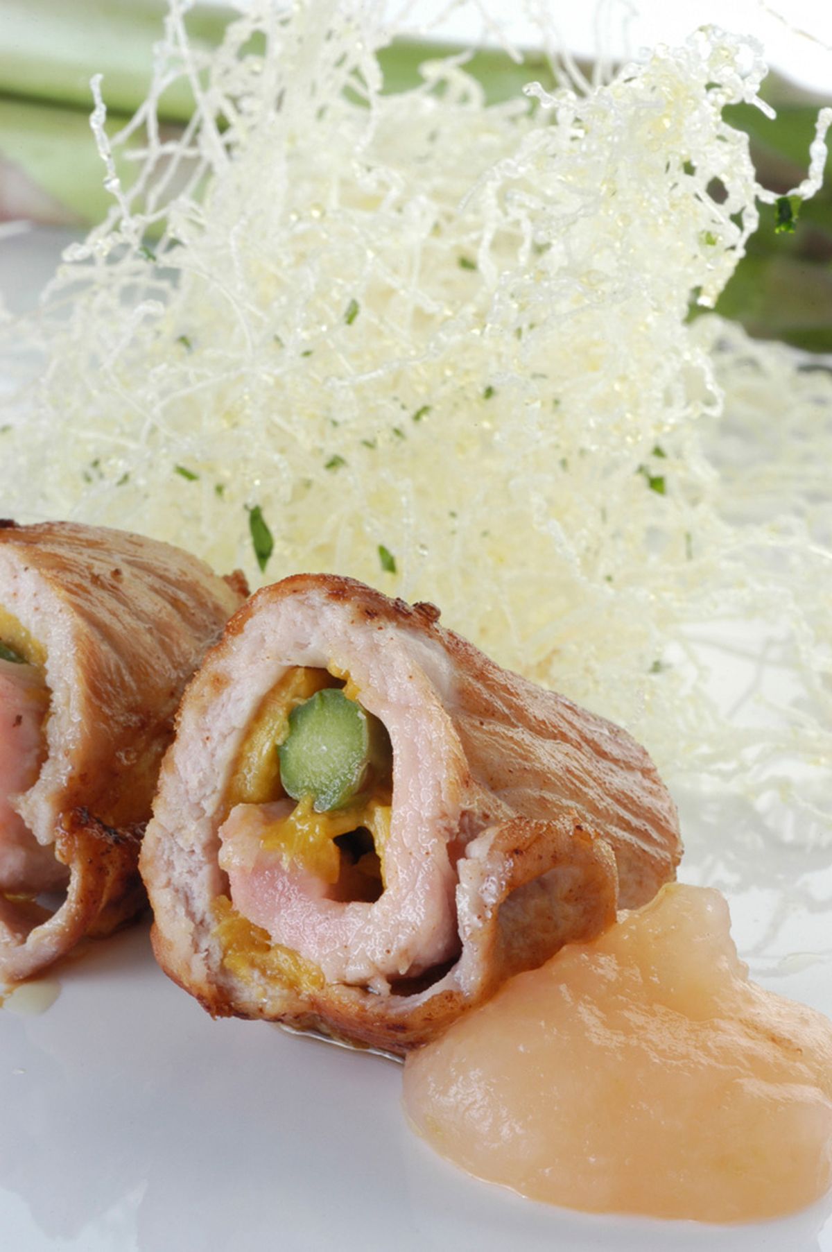 rollitos cerdo fruta xl