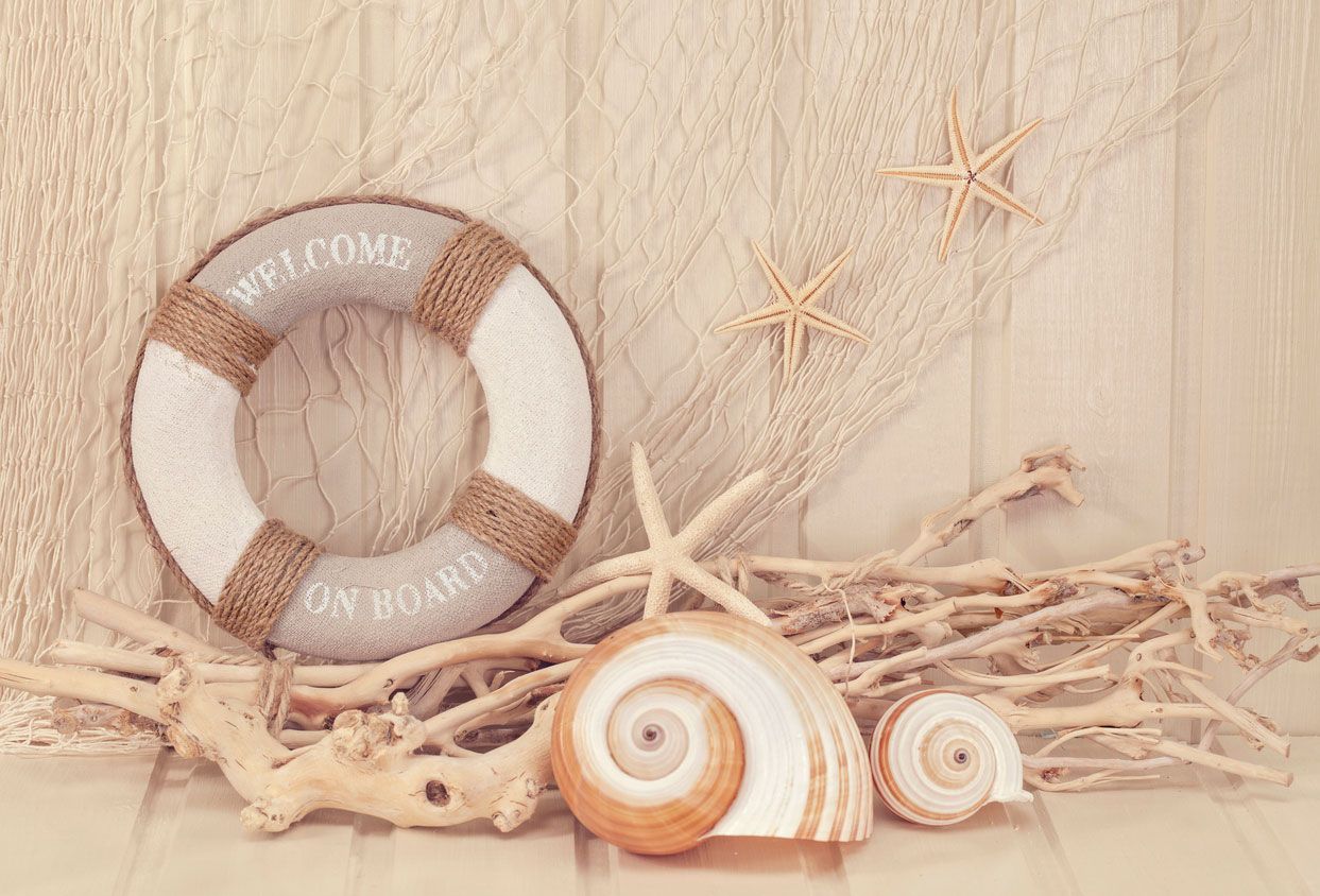 Decorar mesa de postres o cumpleaños de estilo marinero   redes de pescar