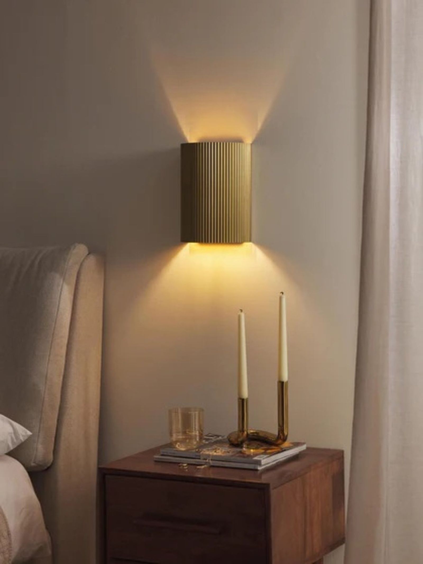 Utilizar apliques de pared