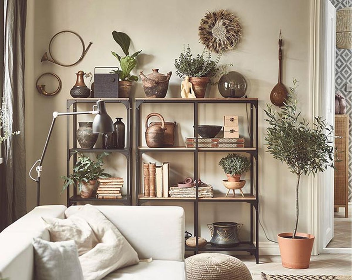 10 Estanterías de salón grandes aliadas para mantener el orden 10