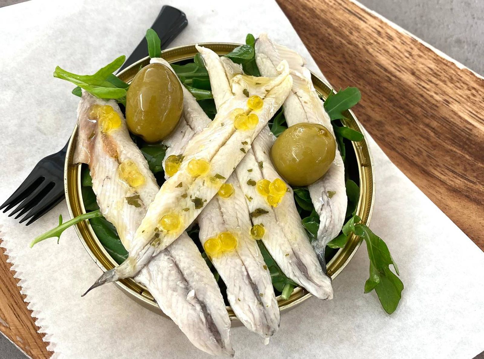 Truco para que los boquerones en vinagre queden blancos y duros