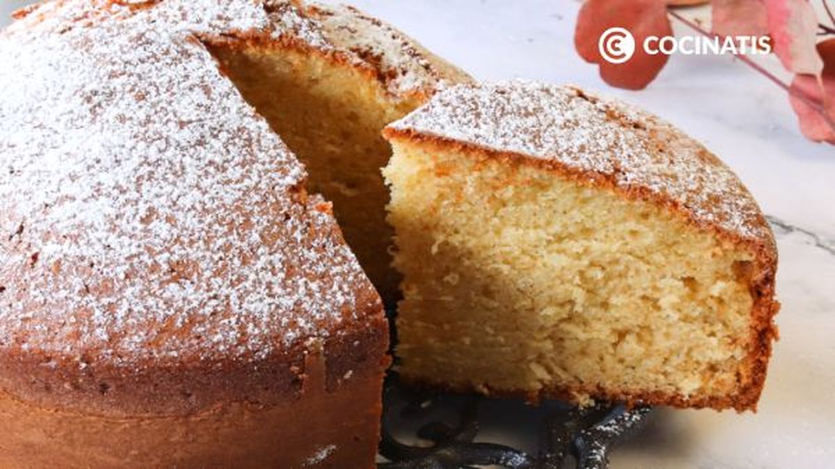 receta bizcocho de nata paso 4