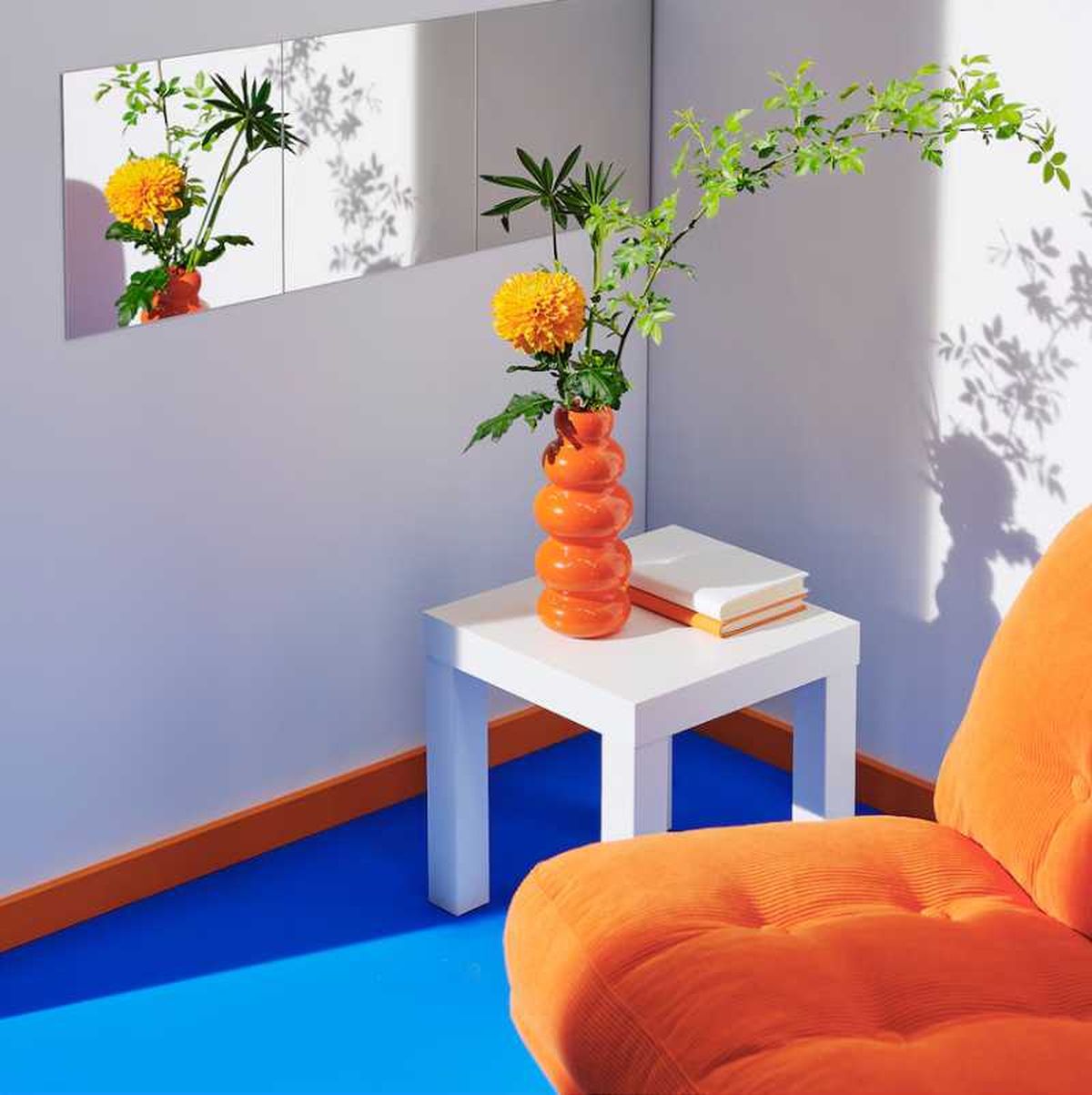 Jarrón naranja KÄLLARHAL.