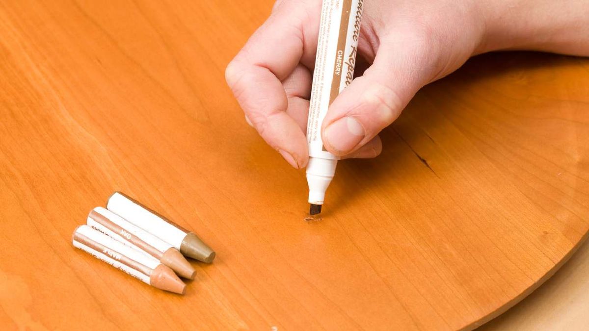 reparar arañazos madera 1