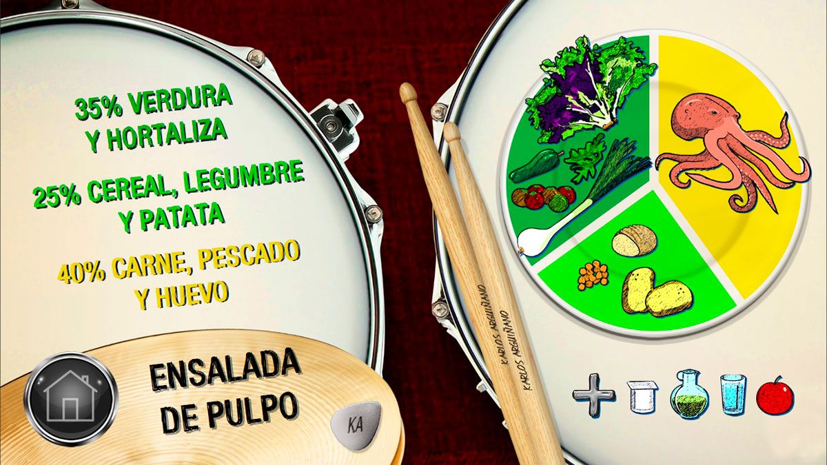 ensalada pulpo plato