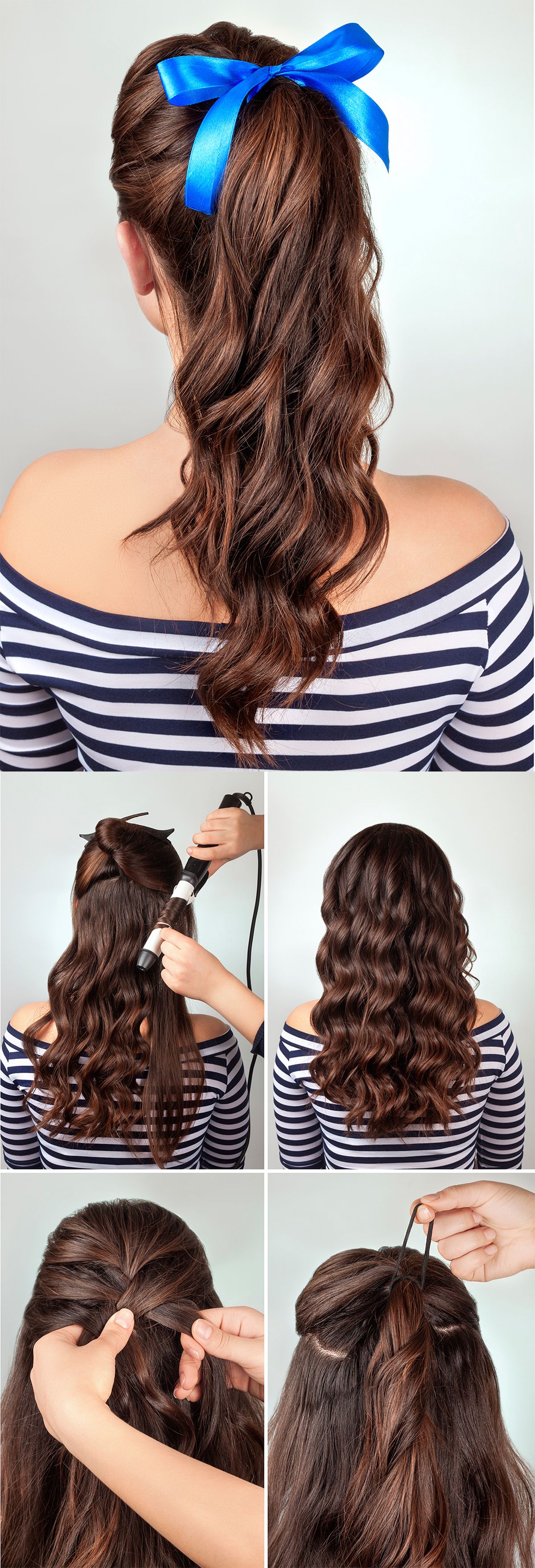 belleza peinados minilazo coleta