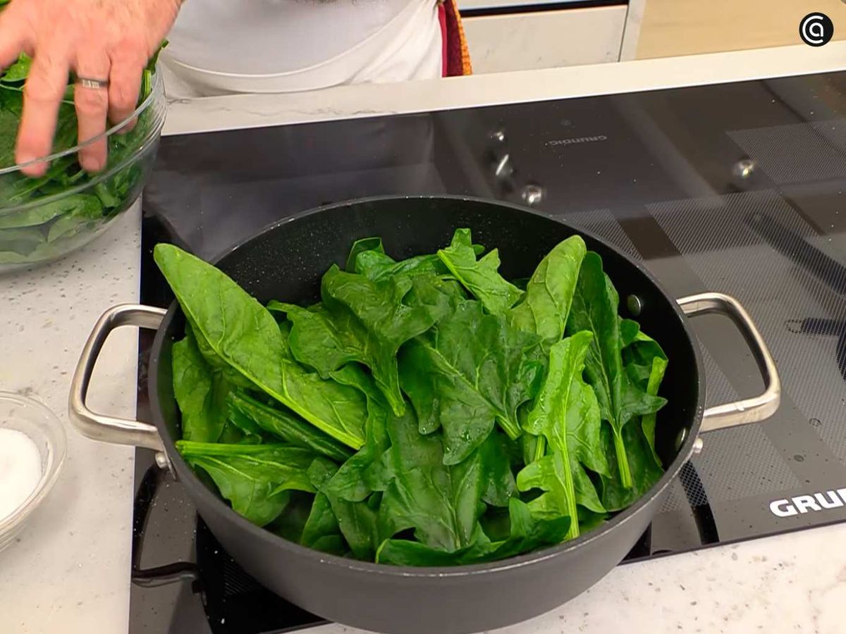 Cocina las espinacas