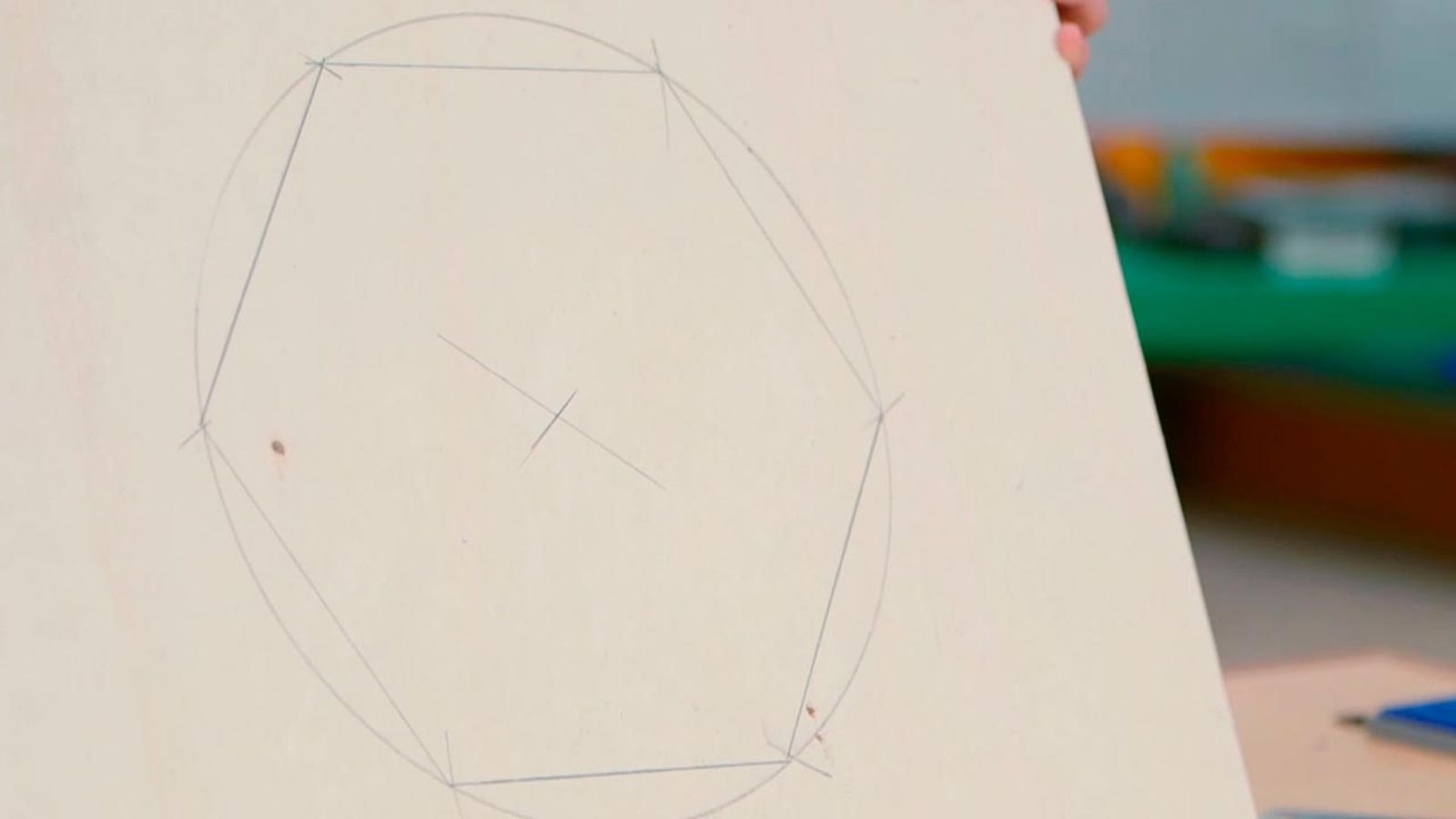 Cómo hacer baldas hexagonales paso 1