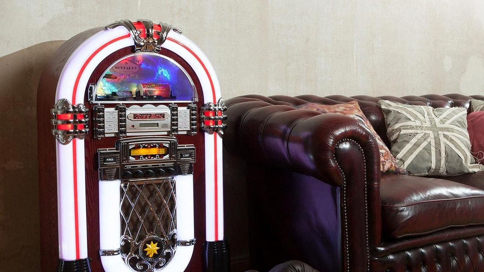 jukebox sonido clasico decoracion vintage