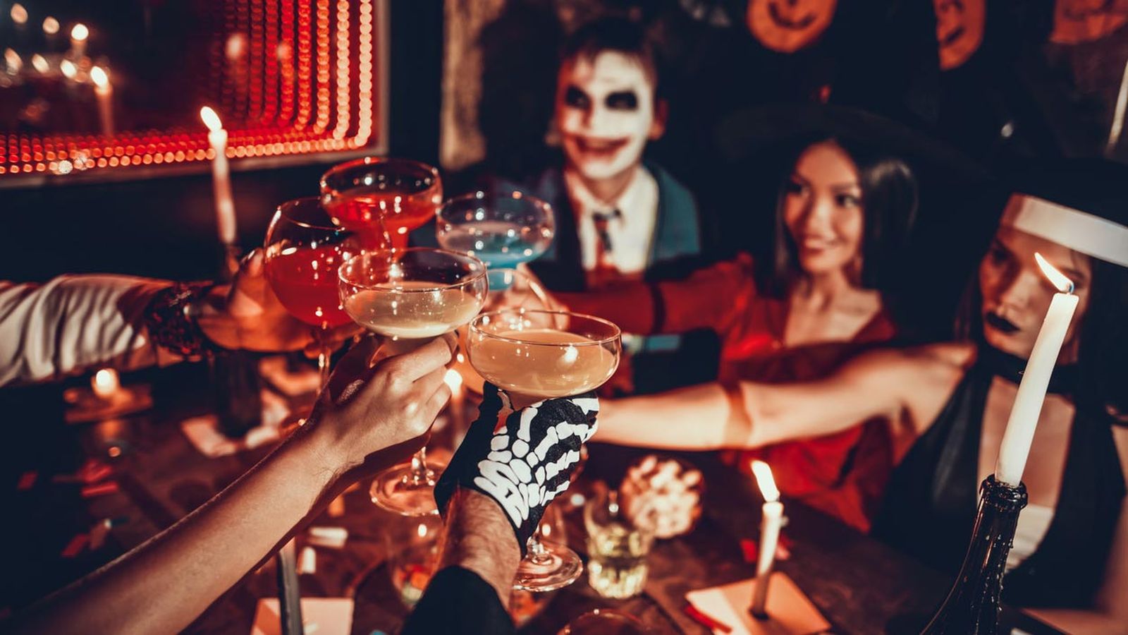decorar bar halloween