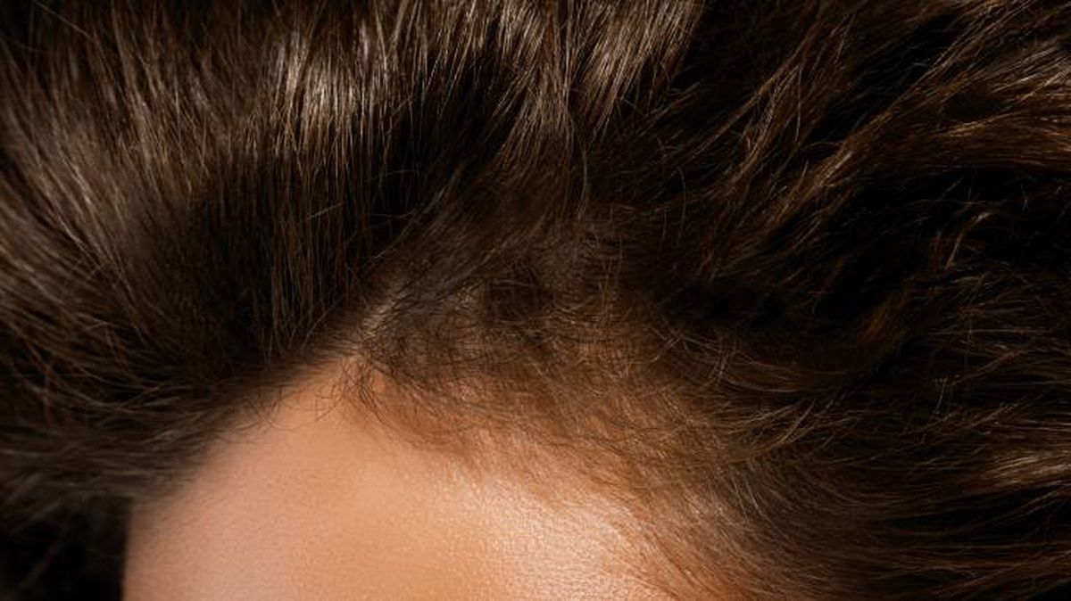 primer plano baby hair