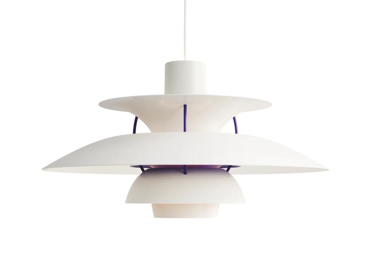 Lámpara de diseño PH5 en white classic.