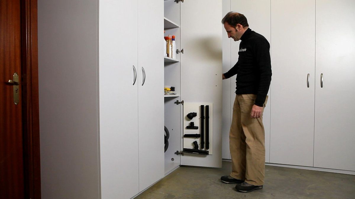 Hacer un soporte para los accesorios de la aspiradora paso 8