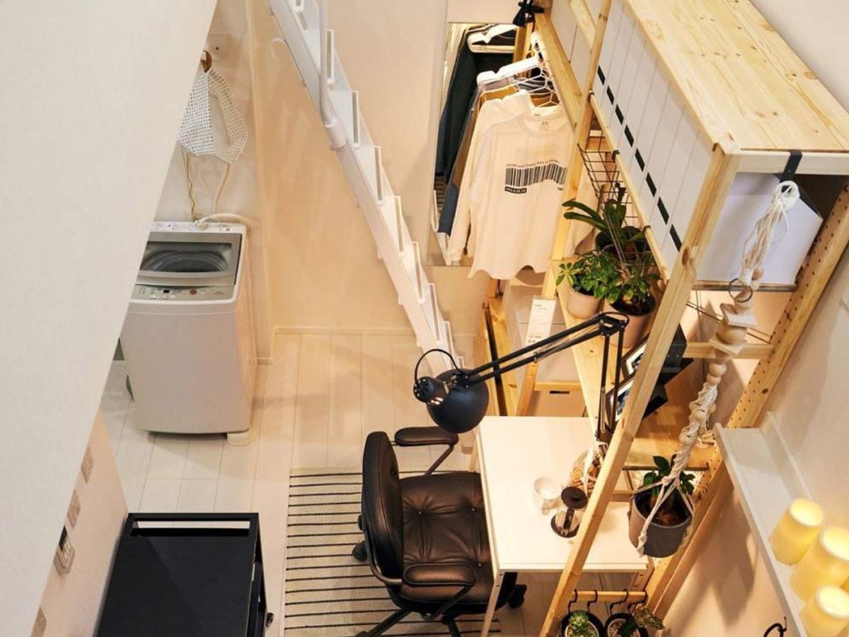 Planta baja del miniapartamento de Ikea